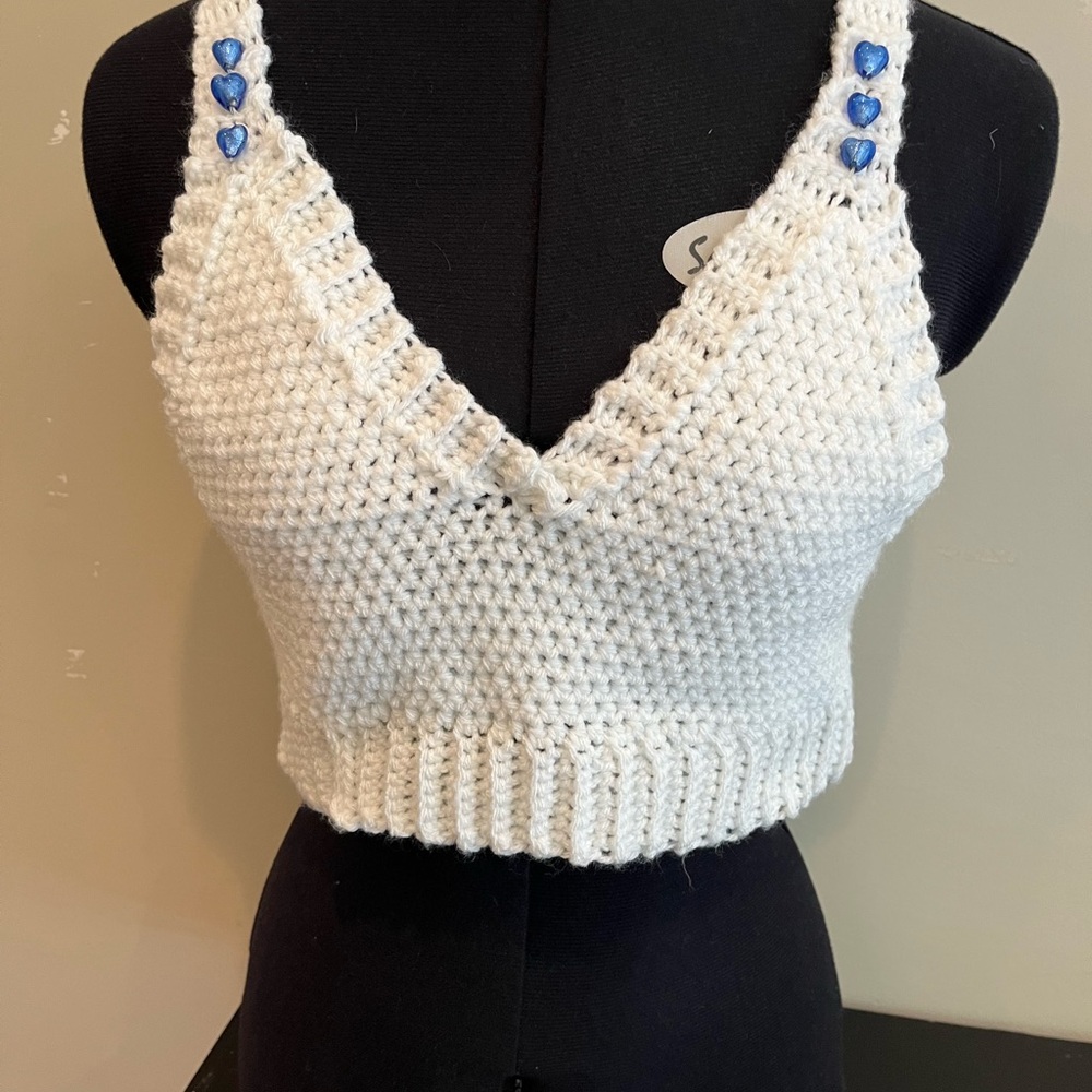 Handmade Crochet Top - Picture 3 of 6